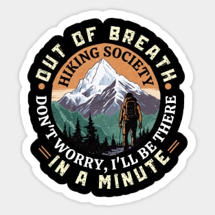 Out of Breath Society Sticker